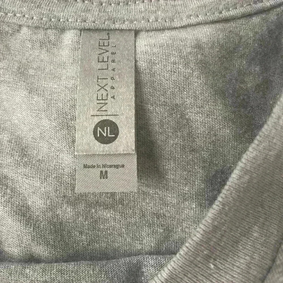Next Level Apparel Unisex Tshirt. Size M - Picture 4 of 4